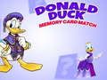 Gêm Gêm cerdyn cof Donald Duck  ar-lein