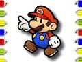 Gêm Yn ôl i'r Ysgol Lliwio Mario  ar-lein
