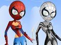 Gêm Merch Spider Gwisgo Up  ar-lein