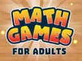 Gêm Gemau Mathemateg i Oedolion  ar-lein