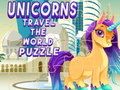 Gêm Unicorns Teithio Pos y Byd  ar-lein