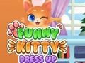 Gêm Kitty Doniol Gwisgo Fyny  ar-lein