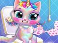 Gêm Twinkle Fy Unicorn Cat Dywysoges Gofalu  ar-lein