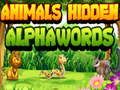 Gêm Anifeiliaid AlphaWords Cudd  ar-lein