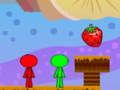 Gêm Stickman Bros Yn Ynys Ffrwythau 2  ar-lein