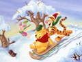 Gêm Pos Jig-so Nadolig Winnie the Pooh 2  ar-lein