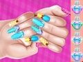 Gêm Elsa Princess Thema Celf Ewinedd Diy  ar-lein