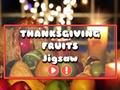 Gêm Jig-so Ffrwythau DiolchGiving  ar-lein