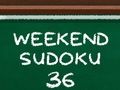 Gêm Penwythnos Sudoku 36  ar-lein