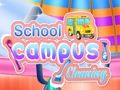 Gêm Glanhau Campws Ysgol  ar-lein