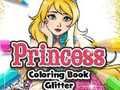 Gêm Glitter Llyfr Lliwio Tywysoges  ar-lein