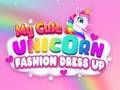 Gêm Fy Ffasiwn Unicorn Ciwt Gwisg Fyny  ar-lein