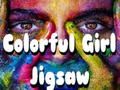 Gêm Jig-so Merch Lliwgar  ar-lein
