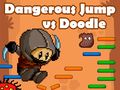 Gêm Naid Beryglus yn erbyn Doodle  ar-lein