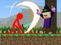 Gêm Stickman vs Crefftwr  ar-lein