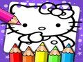 Gêm Helo Kitty Llyfr Lliwio  ar-lein