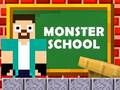Gêm Ysgol Herobrine vs Monster  ar-lein