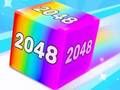Gêm Ciwb Cadwyn: 2048 Merge  ar-lein