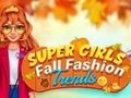 Gêm Super Merched Fall Tueddiadau Ffasiwn  ar-lein