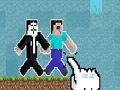 Gêm Noob vs Haciwr 2 Chwaraewr  ar-lein