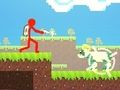 Gêm Stickman coch vs Ysgol Monster 2 ar-lein