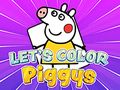 Gêm Gadewch i ni Lliwio Piggys  ar-lein