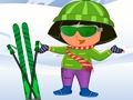 Gêm Dora Ski Gwisgo lan  ar-lein