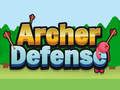 Gêm Archer Defense Uwch  ar-lein