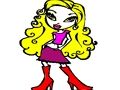 Gêm Lliwio Bratz Hawdd  ar-lein