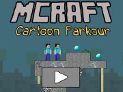 Gêm Parkour Cartwn Mccraft  ar-lein