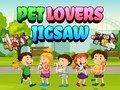 Gêm Jig-so Cariadon Anifeiliaid Anwes  ar-lein