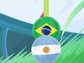 Gêm Yr Ariannin yn erbyn Brasil  ar-lein