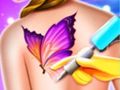Gêm Siop Tatŵ Doniol Barbie  ar-lein