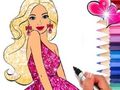 Gêm Llyfr Lliwio: Barbie  ar-lein