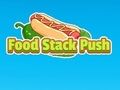 Gêm Gwthiad Stack Bwyd  ar-lein