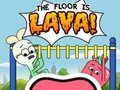 Gêm Llawr Afal a Nionyn yn Lafa  ar-lein