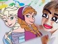 Gêm Llyfr Lliwio: Wedi'i Rewi  ar-lein