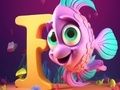 Gêm Llyfr Lliwio: Llythyr F  ar-lein