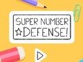 Gêm Super Rhif Amddiffyn  ar-lein