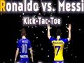 Gêm Messi vs ronaldo Kick Tac Toe ar-lein