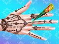 Gêm Salon Tatŵ Barbie Henna  ar-lein