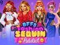 Gêm BFFs Sequin Ffasiwn Gaeth  ar-lein