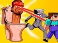 Gêm Toiledau Skibidi a Goroeswyr Nubik  ar-lein