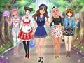 Gêm Gwisgo Up Anime Ysgol Uwchradd  ar-lein