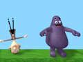 Gêm Pan fydd Mr Bean yn cwrdd â Grimace  ar-lein