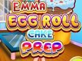 Gêm Emma Egg Roll Cacen Paratoi  ar-lein