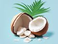 Gêm Llyfr lliwio: cnau coco  ar-lein