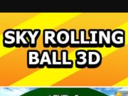 Gêm Styntiau awyr yn rholio pêl 3d ar-lein