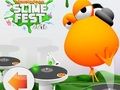 Gêm Gŵyl Llysnafedd Nickelodeon: Hepgor Curiad  ar-lein