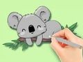 Gêm Llyfr Lliwio: Dau Koalas  ar-lein